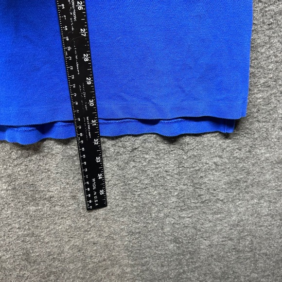 Polo Ralph Lauren XXL Polo Shirt Classic Fit Big Pony Crest Patch Blue - Picture 5 of 7